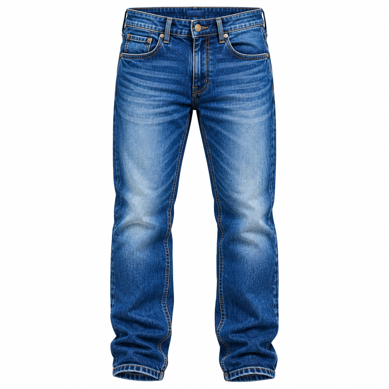 Classic Blue Denim Jeans Product Photo